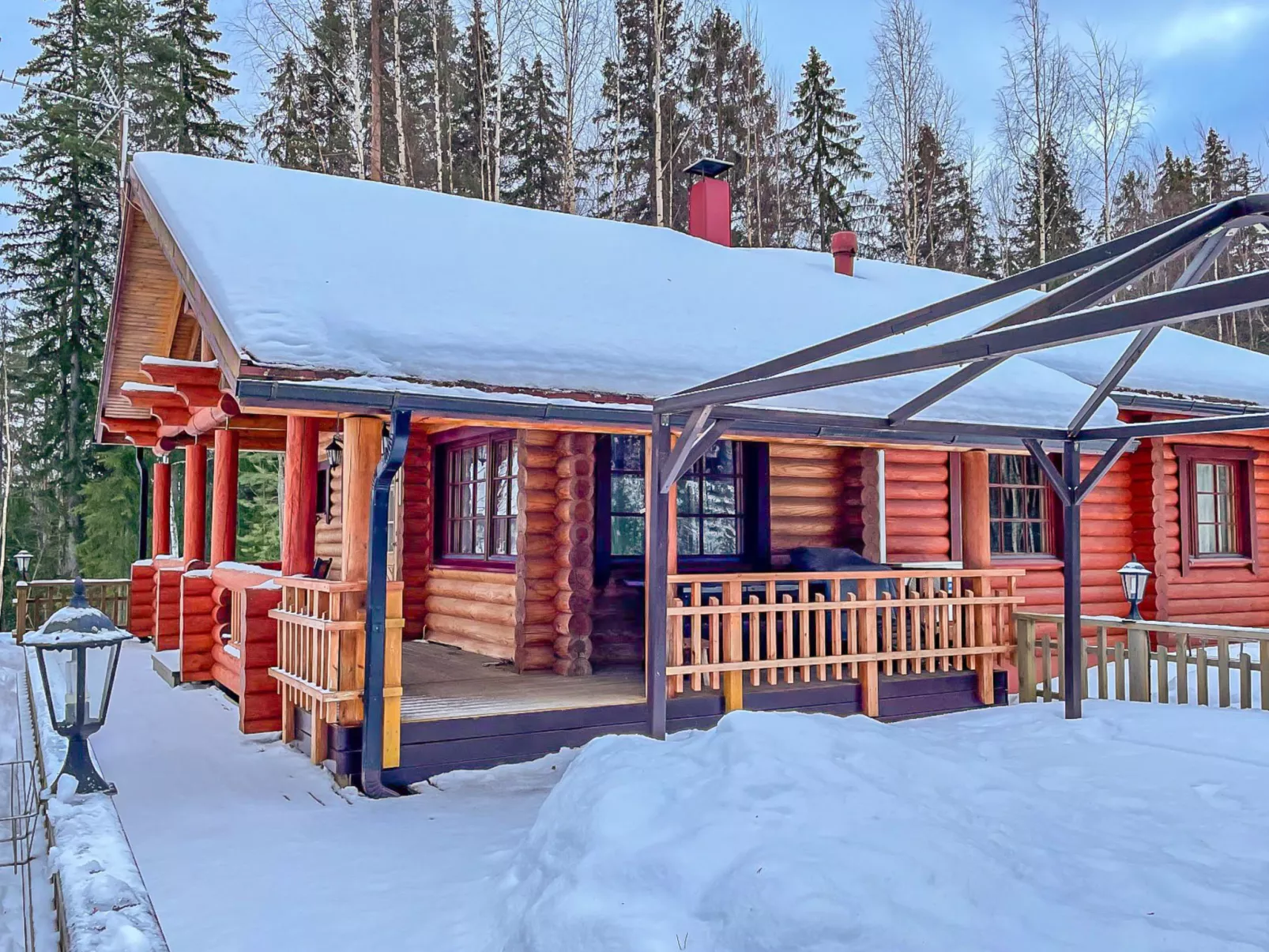 Villa joutsen-Drinnen