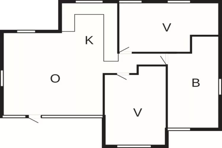4 person holiday home in Haderslev-Floor plan