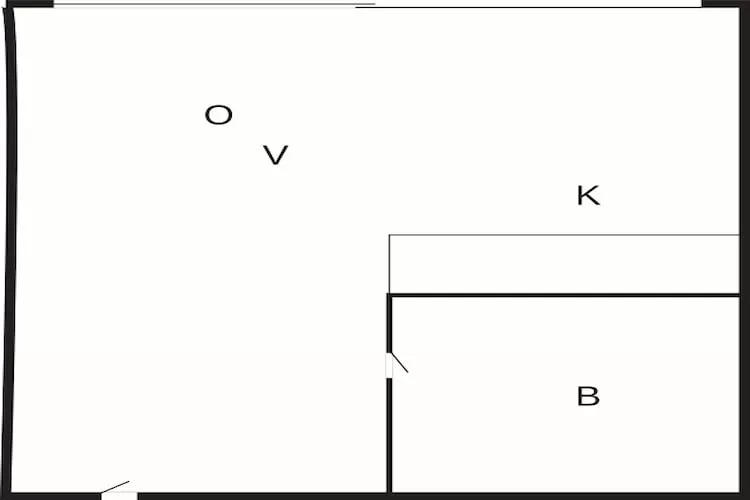2 Personen Ferienhaus in Nykøbing Sj-Grundriss