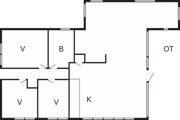 6 person holiday home in Ålbæk-By Traum-Floor plan