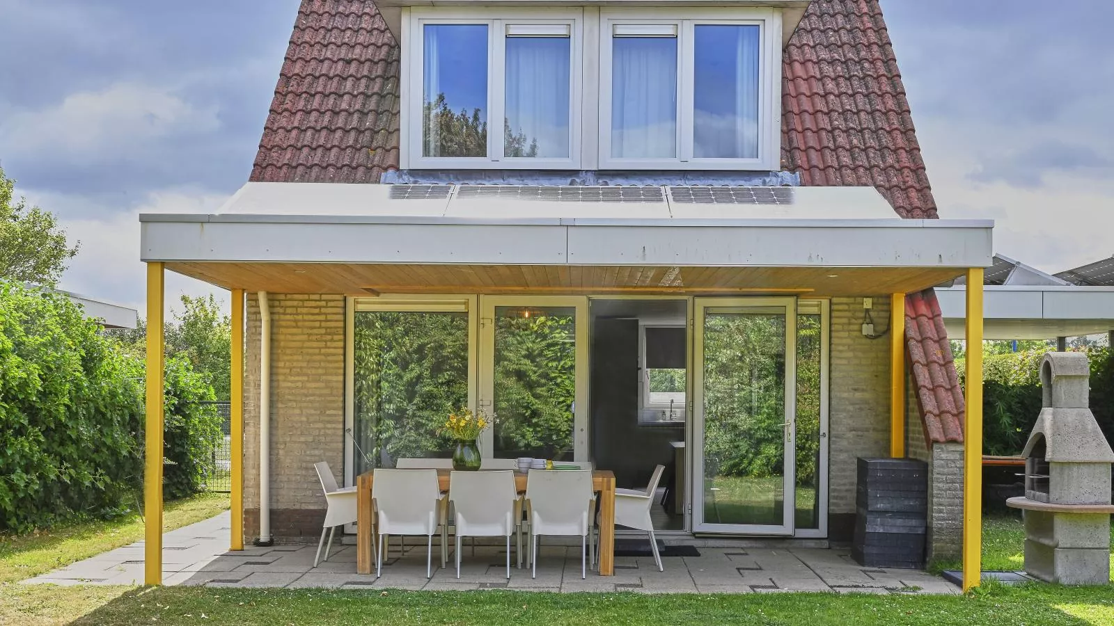 Villa Christina-Jardins en été