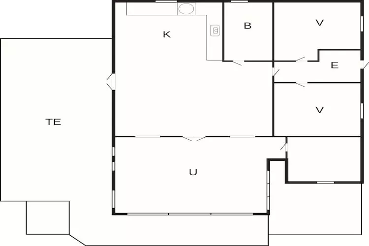4 Personen Ferienhaus in Hejls-By Traum-Grundriss