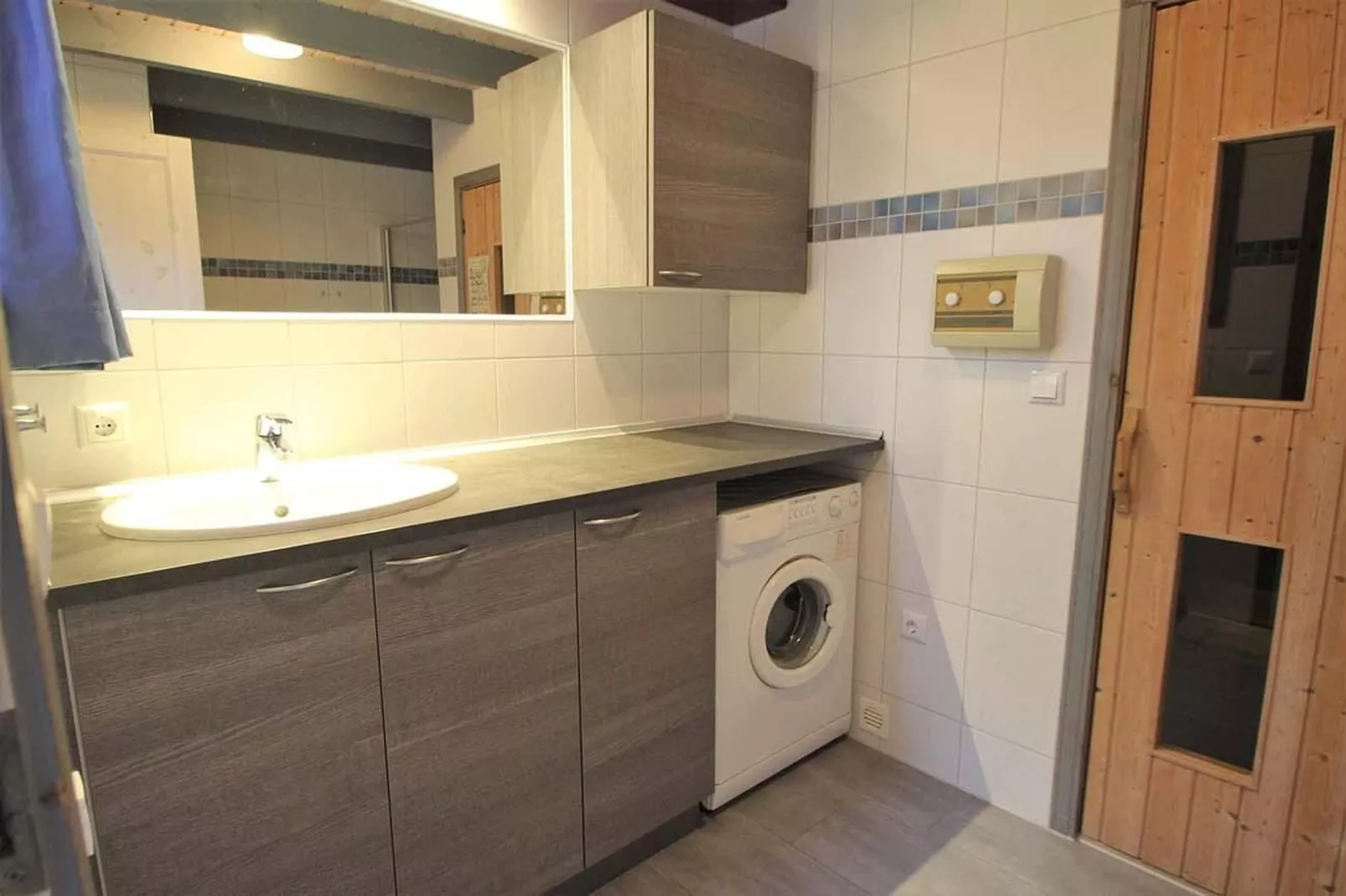 FH Wildgans Comfort mit Sauna & Kaminofen 81 qm 122-Salle de bain