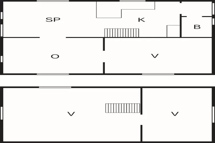 6 person holiday home in Rude-Floor plan