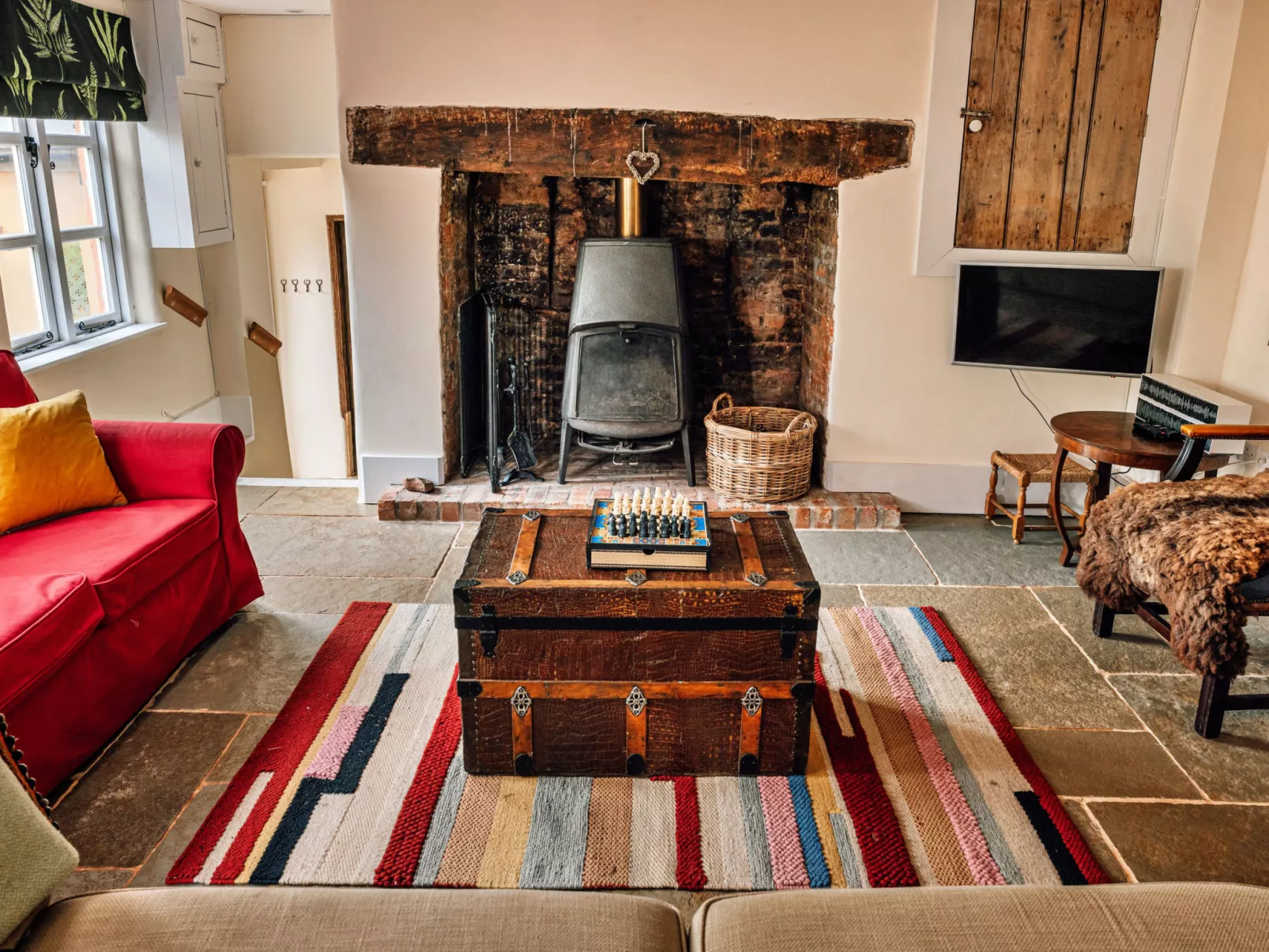 Beili Glas Cottage-Dedans