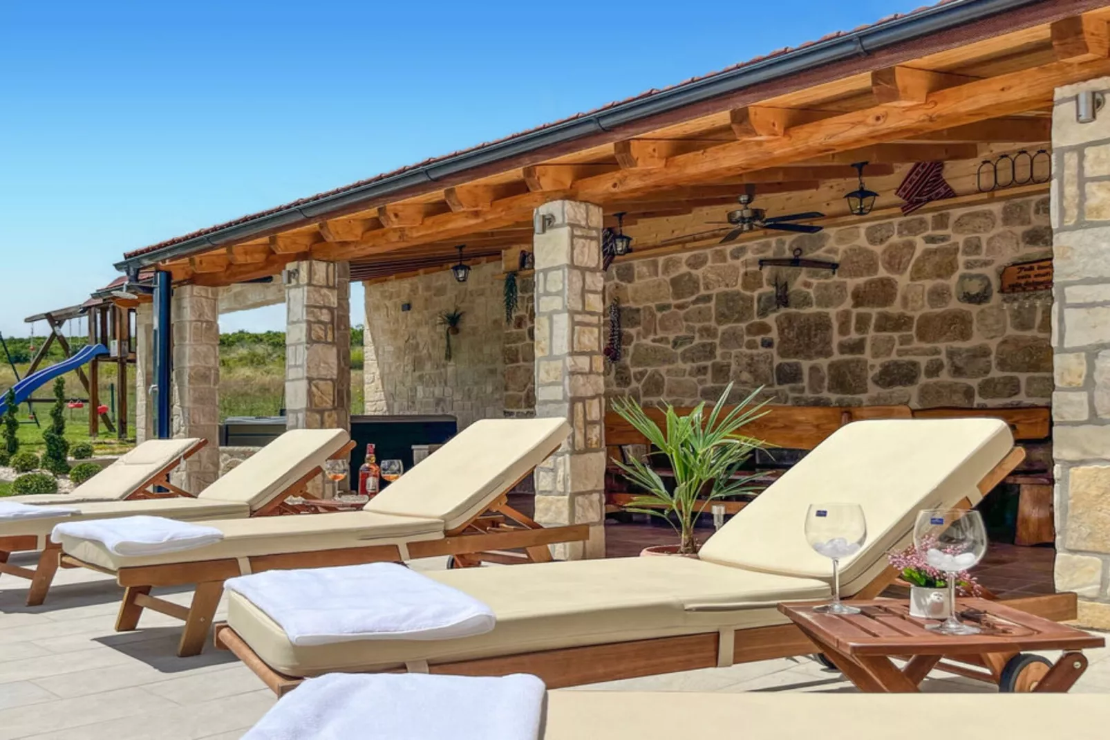 Villa Maria with Outdoor Pool - Five Bedroom Villa with Outdoor Pool-Swimming pool