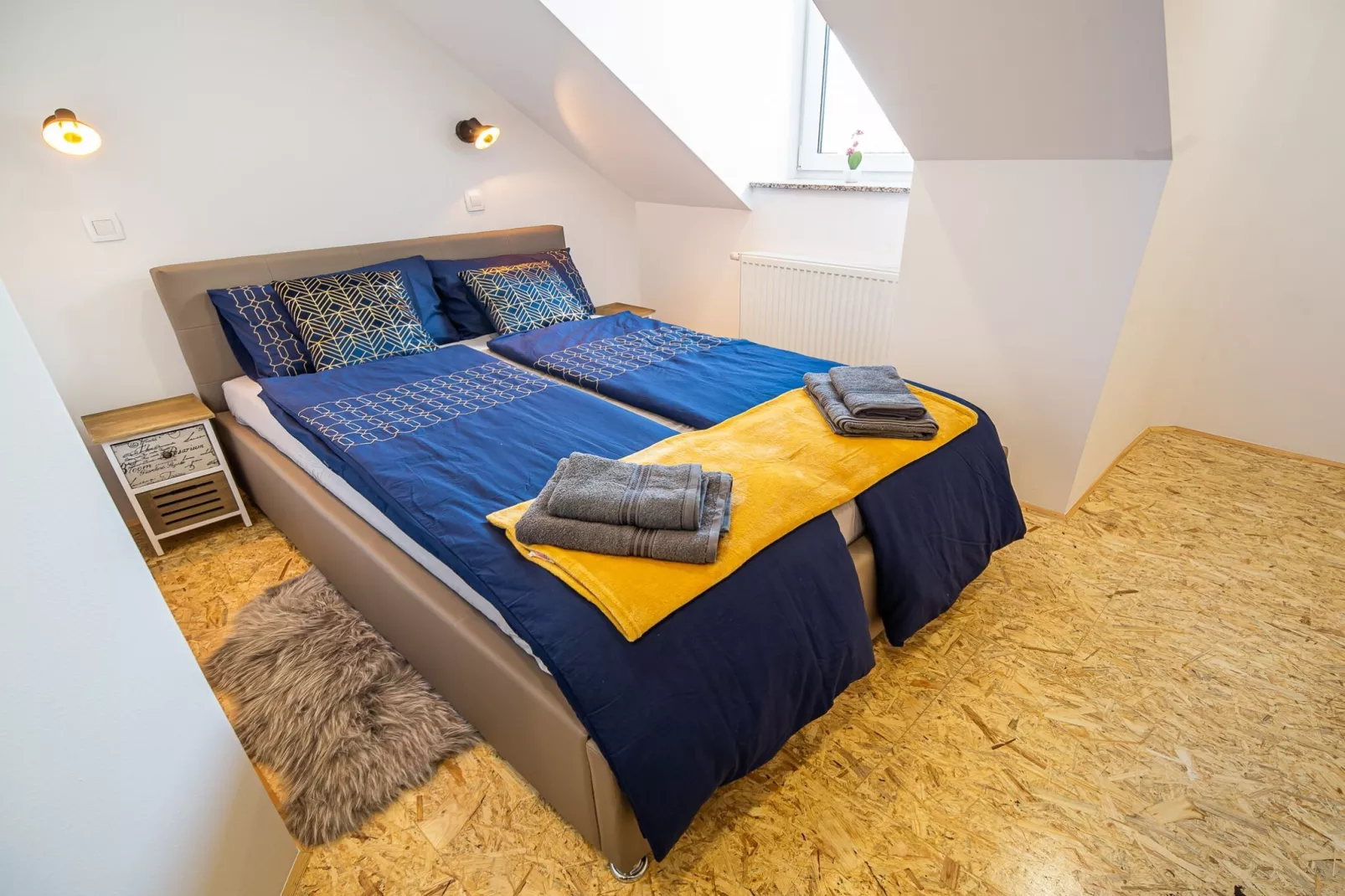 City Modern and Vibrant Apartments Ljubljana - Standard One Bedroom Apartment (owner A3)-Schlafzimmer