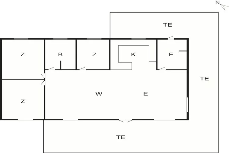 5 star holiday home in Tisvildeleje-Floor plan