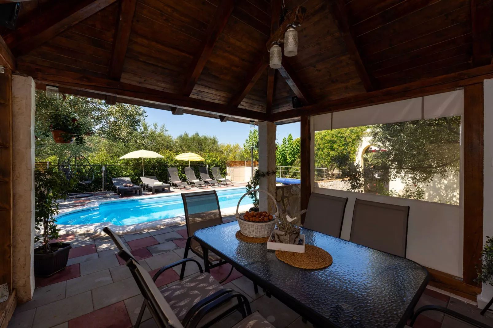 Holiday home Olive Garden-Terrasse / balcon