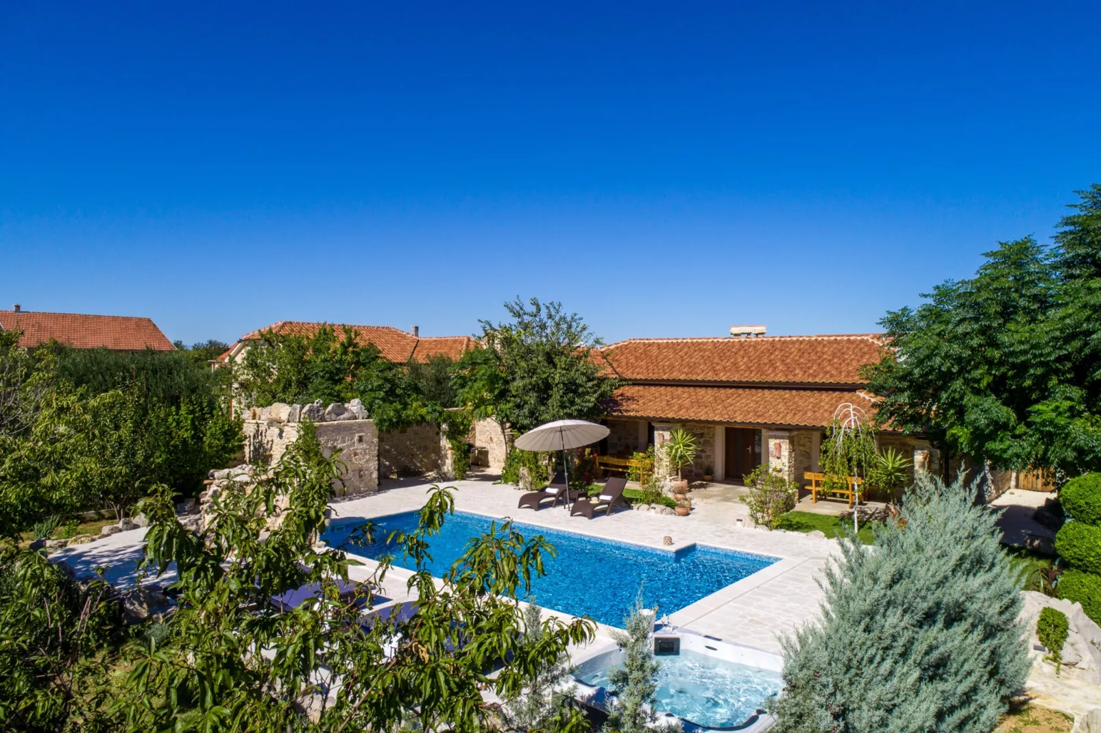 Villa Olea with private heated pool-Piscine