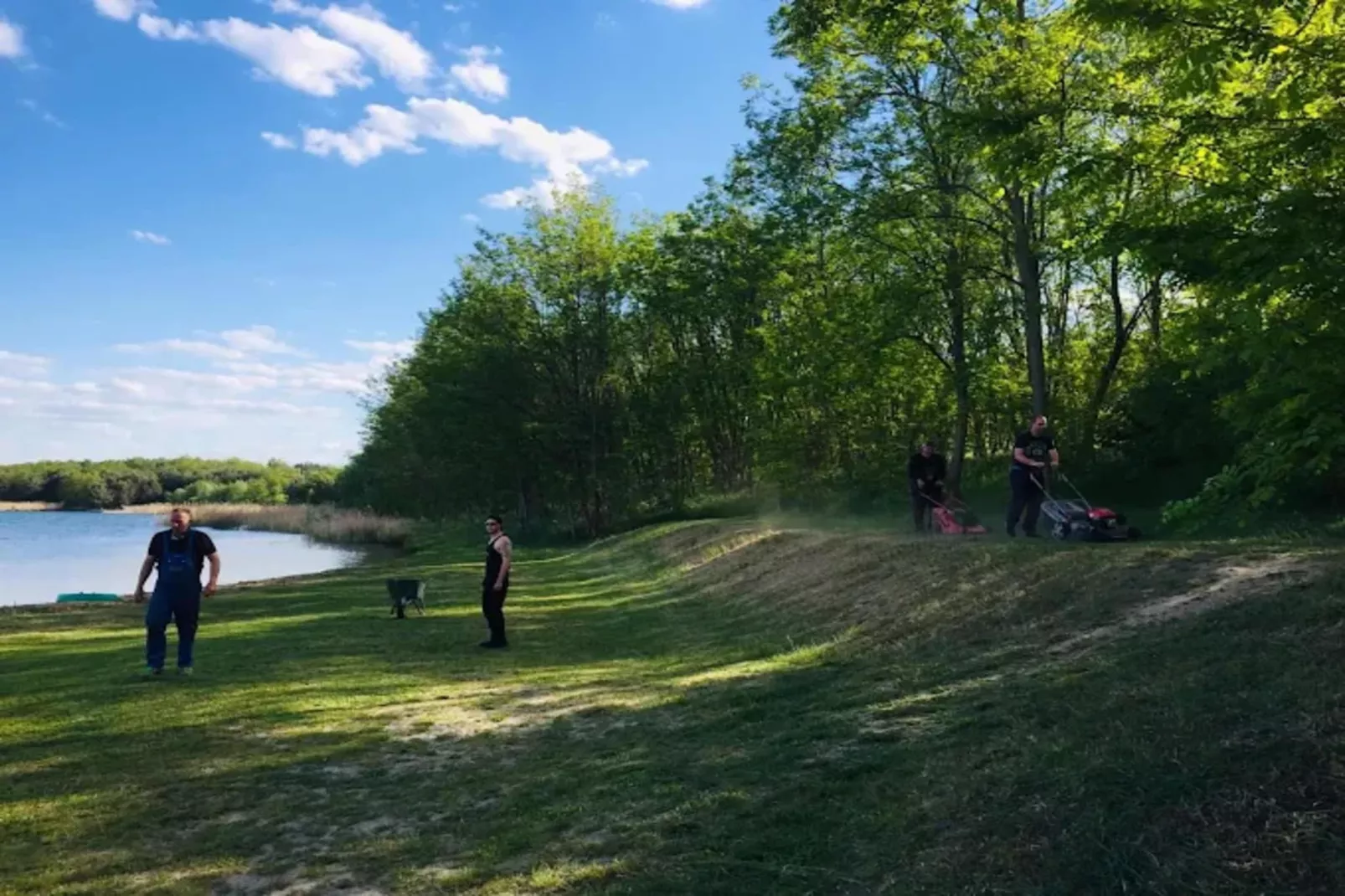 Hausboot am Gräbendorfer See-Zones été à 1 km