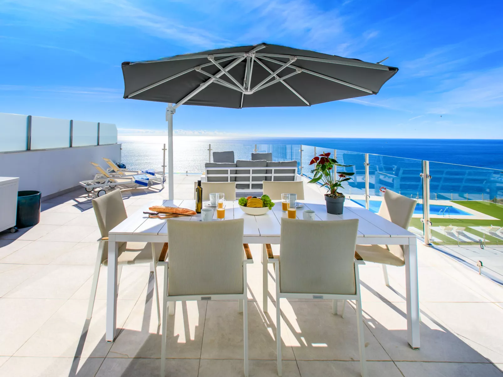 Ocean view sauna & Spa-Draußen