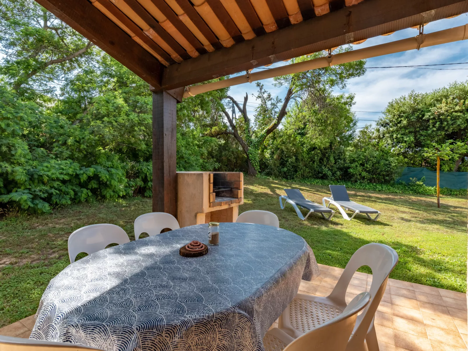 La Pinède, bungalow 6 pers.-Draußen