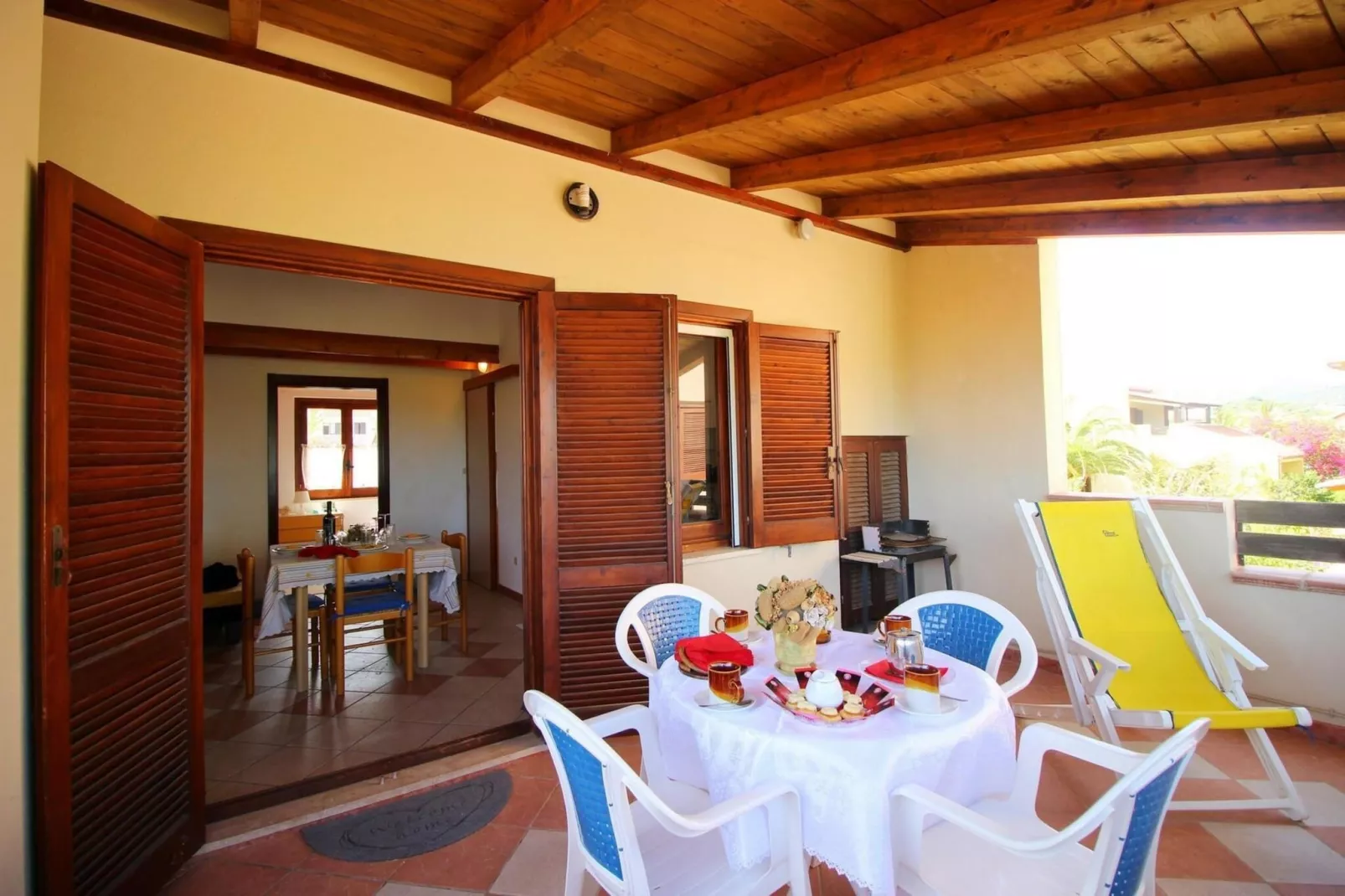 Holiday residence Costa Rei - Wohnung trilo Villetta Alba-Terrasse / balcon