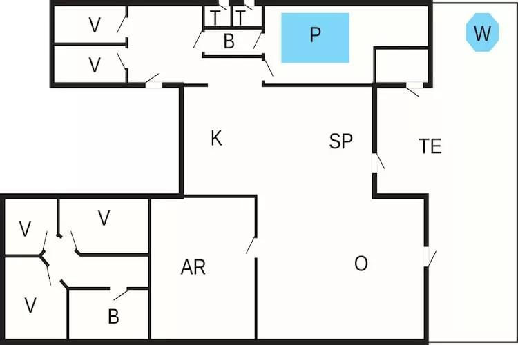 5 star holiday home in Dronningmølle-Floor plan
