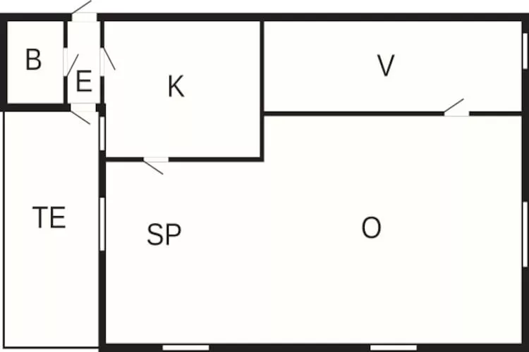 8 person holiday home in hauglandshella-Floor plan