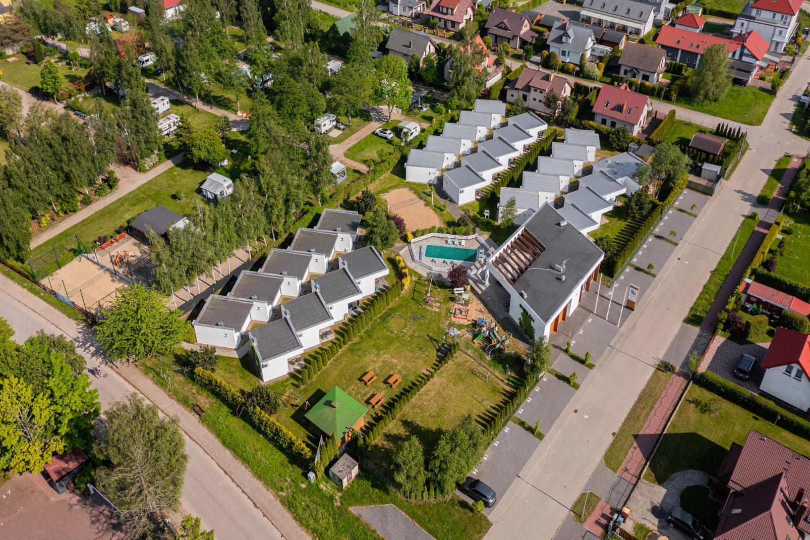 Domki wakacyjne z basenem Sianożąty-Extérieur été
