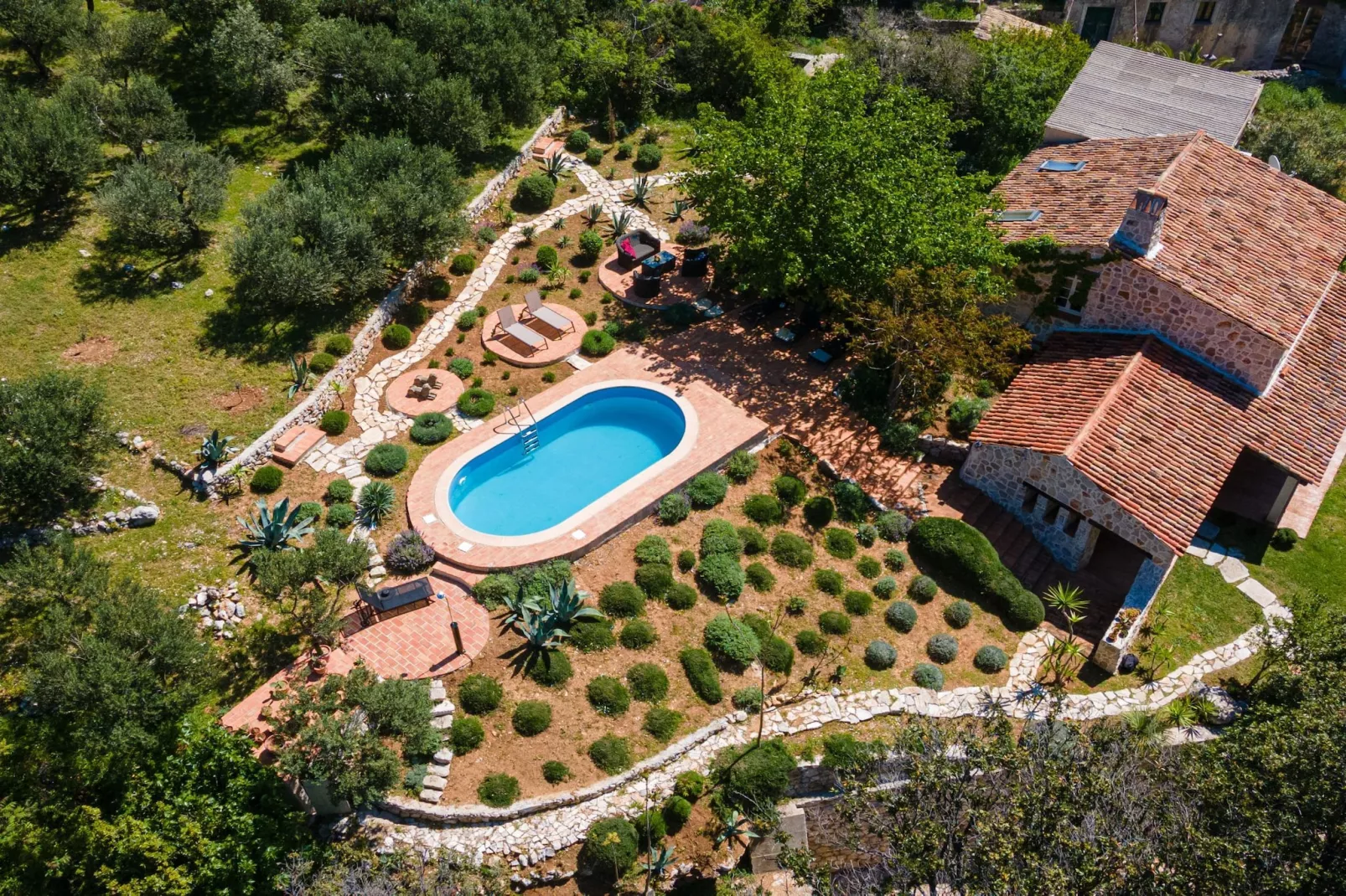 Stone House Anfitrite - Two Bedroom Villa with Private Pool and Terrace-Aussicht