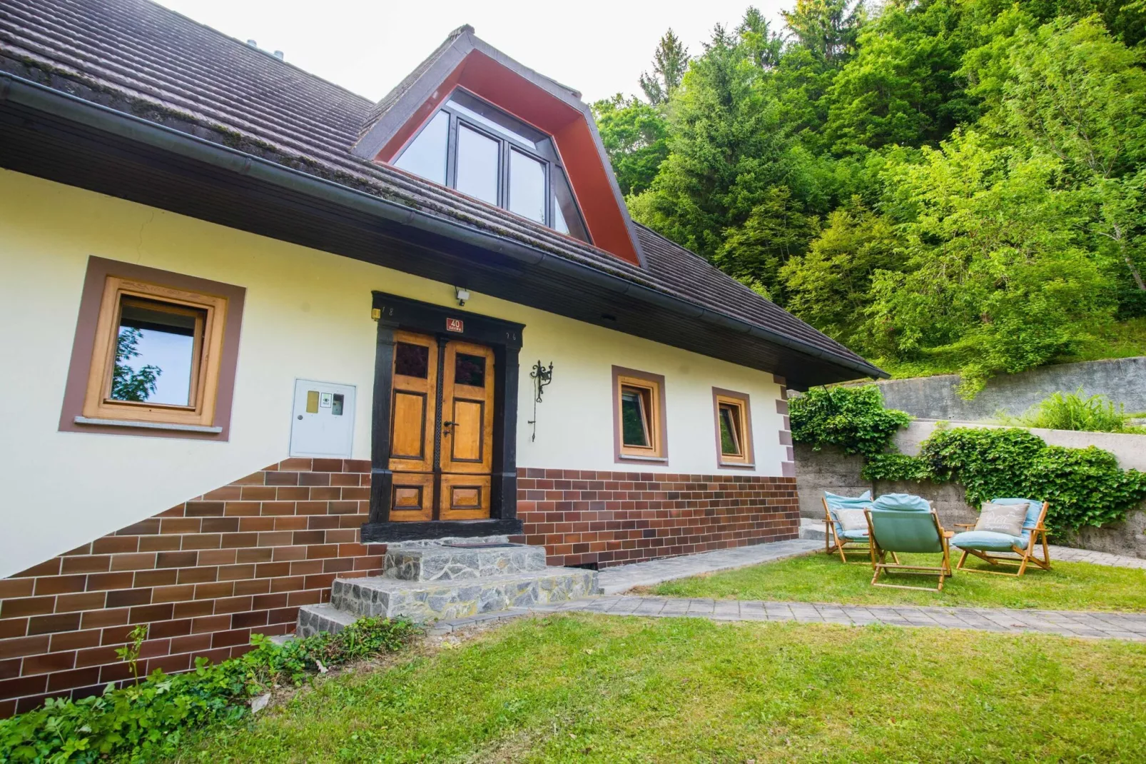 Rustic Authentic Holiday Home with Terrace and Wood Stove - Three Bedroom Holiday Home with Terrace-Im Freien
