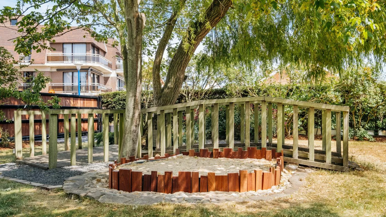 Porpoises-Gardens in summer