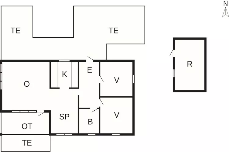 5 Sterne Ferienhaus in Fårevejle-Grundriss