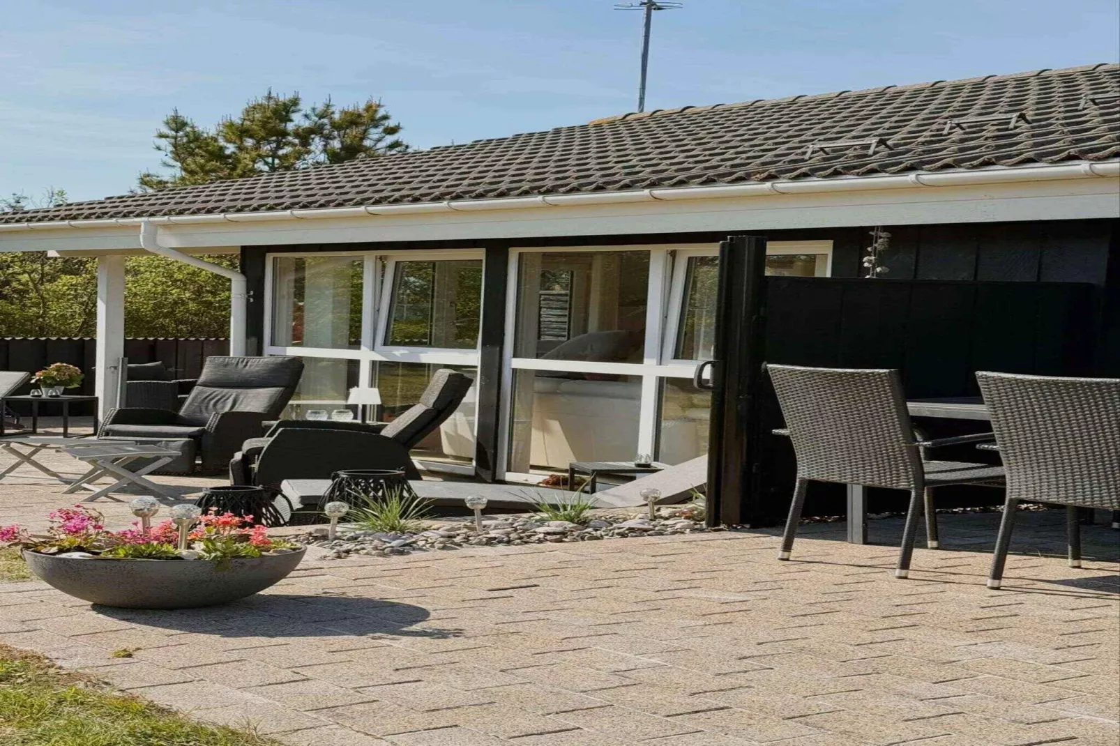 5 Sterne Ferienhaus in Sæby-Innenbereich