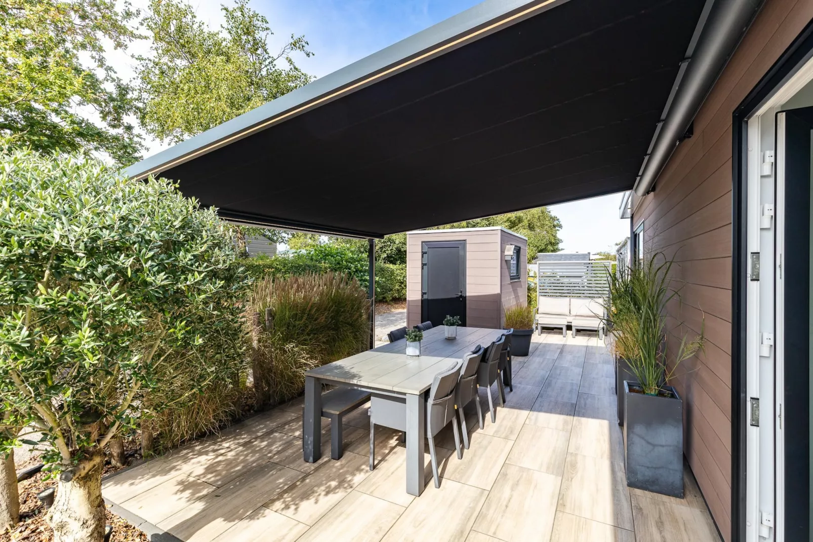 Chalet Julianahoeve | Beachhouse Renesse 2645-Terrasse / balcon