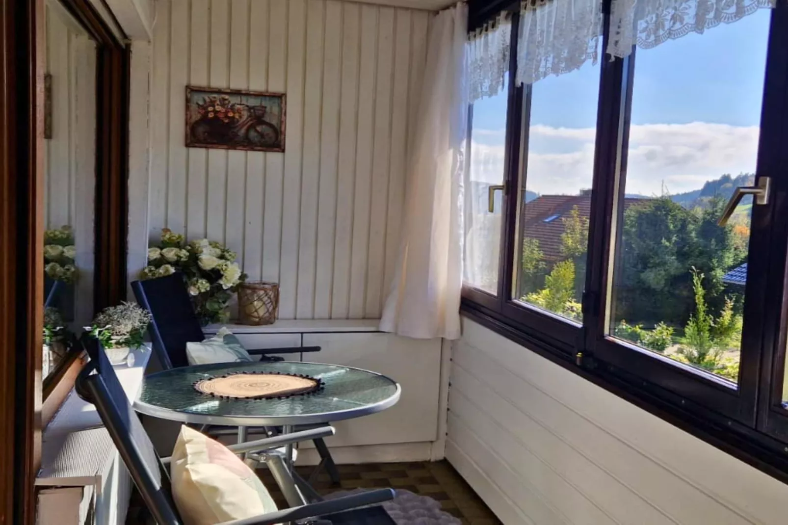 Ferienwohnung Herrischried an der Skipiste-Terrace balcony