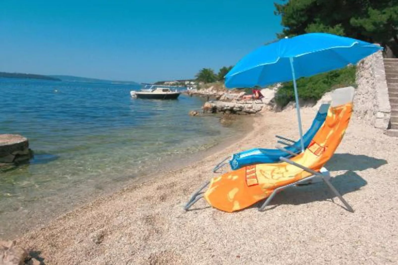 Apartment Libe with Sea View Trogir - Two Bedroom Apartment with Balcony-Outdoor