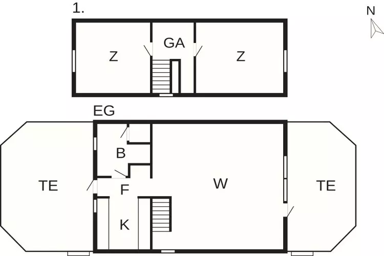 5 star holiday home in Farsø-Floor plan