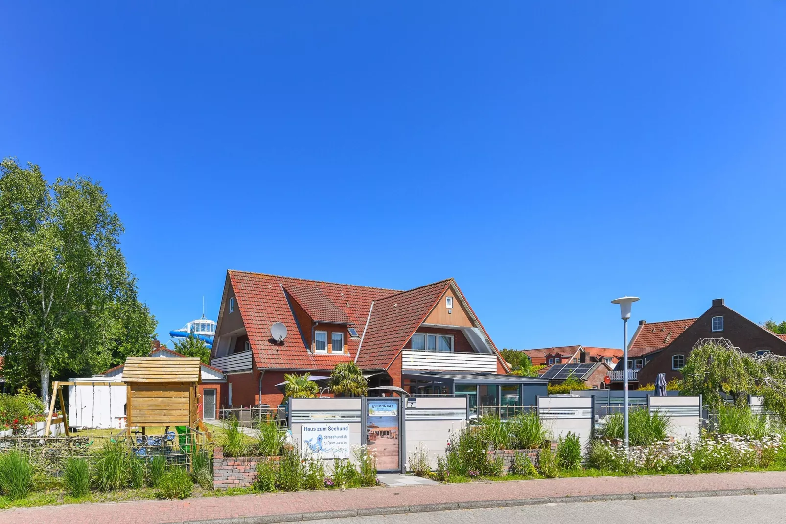 Haus zum Seehund 2 - Außenbereich Sommer