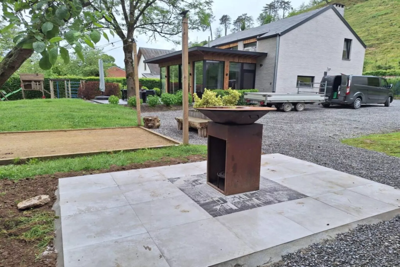 Maison Limerik-Garten Sommer