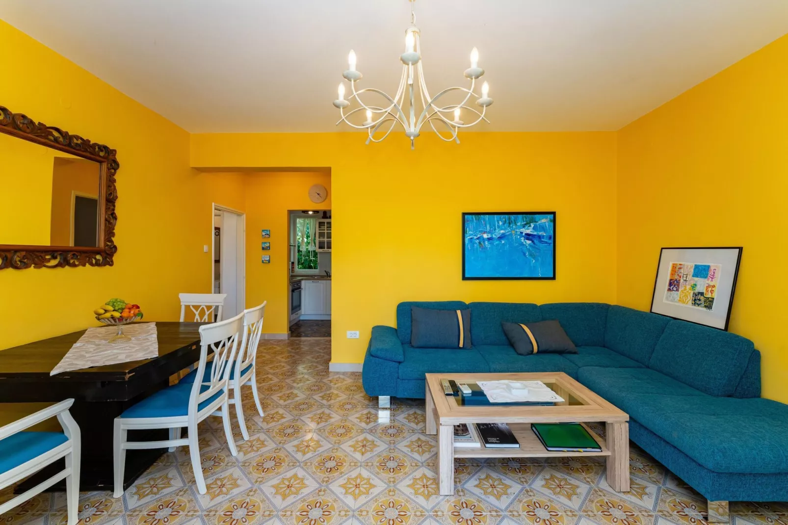 Vacation house Maslenica-Living room