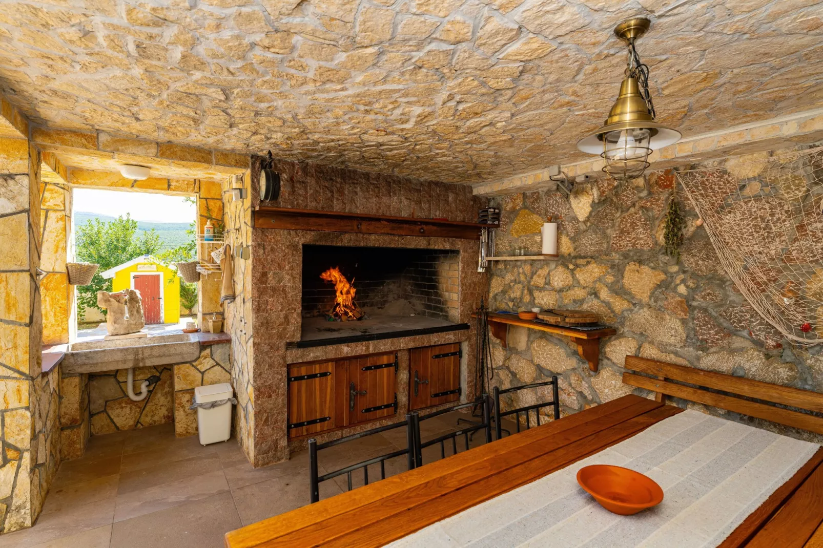 Villa Sucic with private pool-Esszimmer