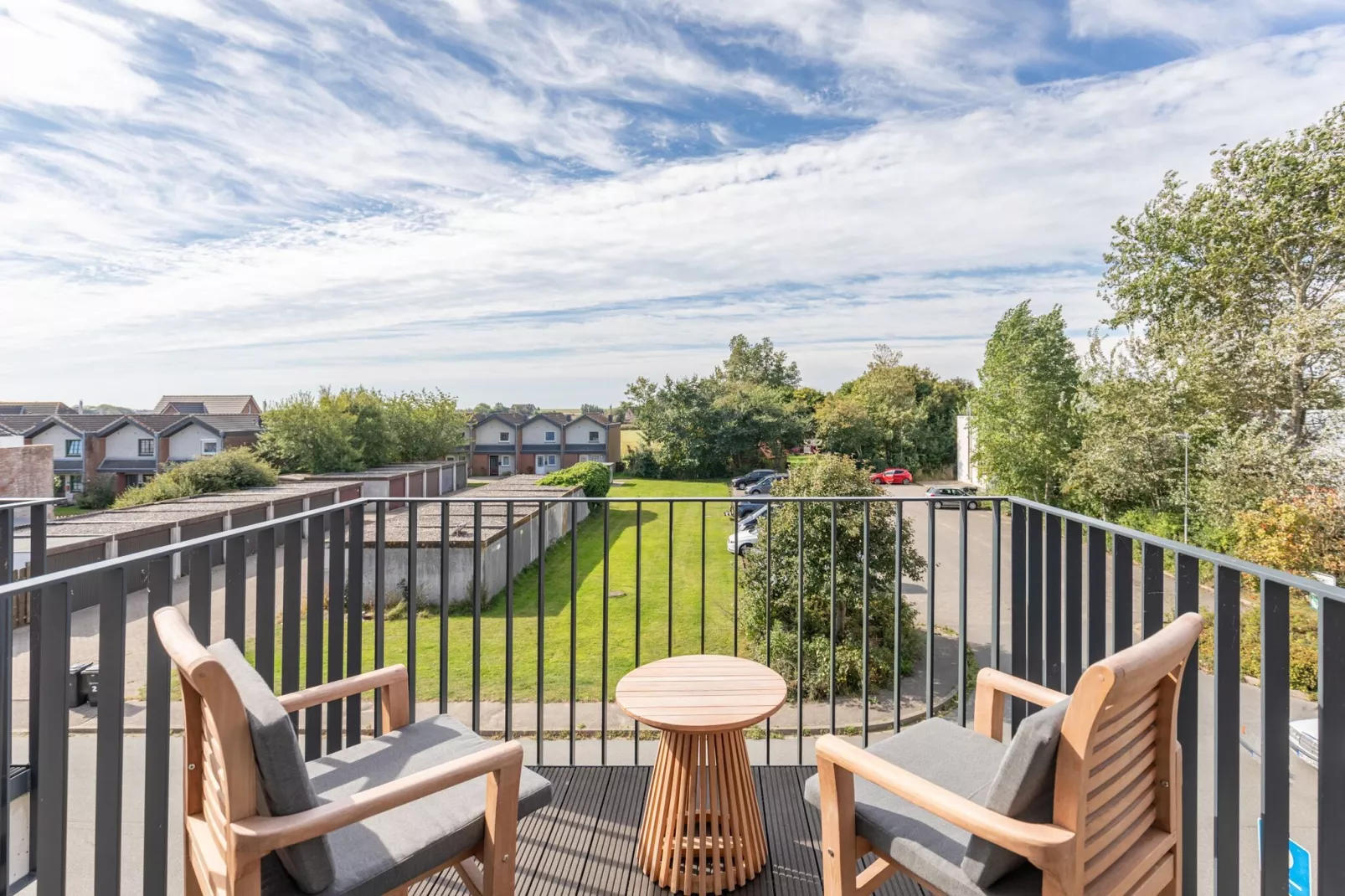 Halligwelt de Luxe auf Nordstrand-Terrasse / balcon