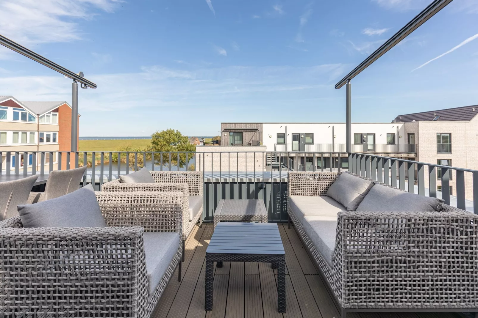 Penthouse de Luxe auf Nordstrand-Terrasse / balcon