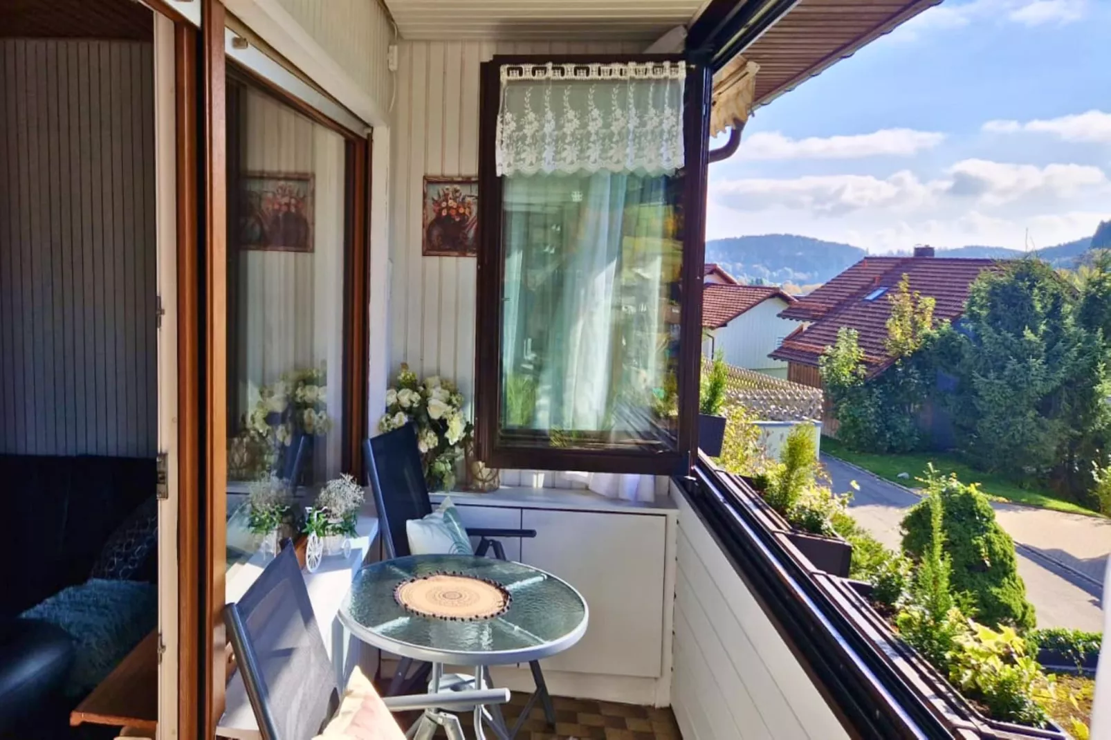Ferienwohnung Herrischried an der Skipiste-Terrace balcony