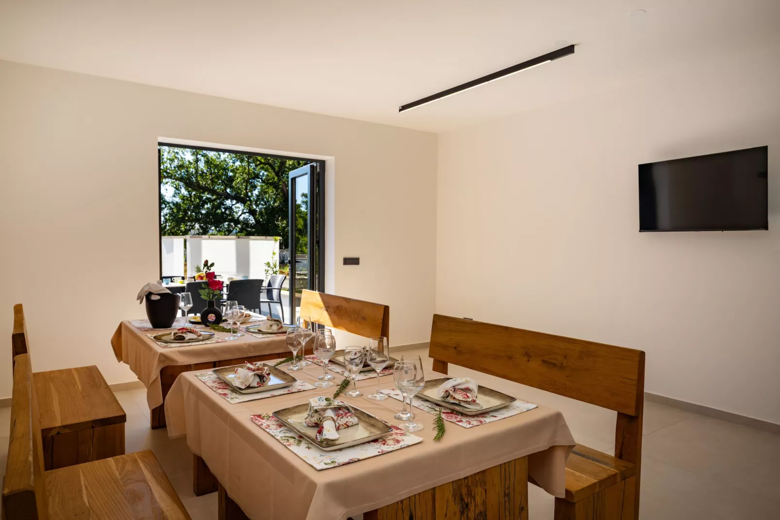 Sea view Villa Senti-Salle à manger