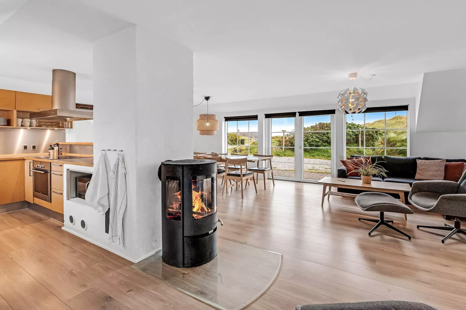 Maison de vacances pour 10 a Ringkøbing-Intérieur