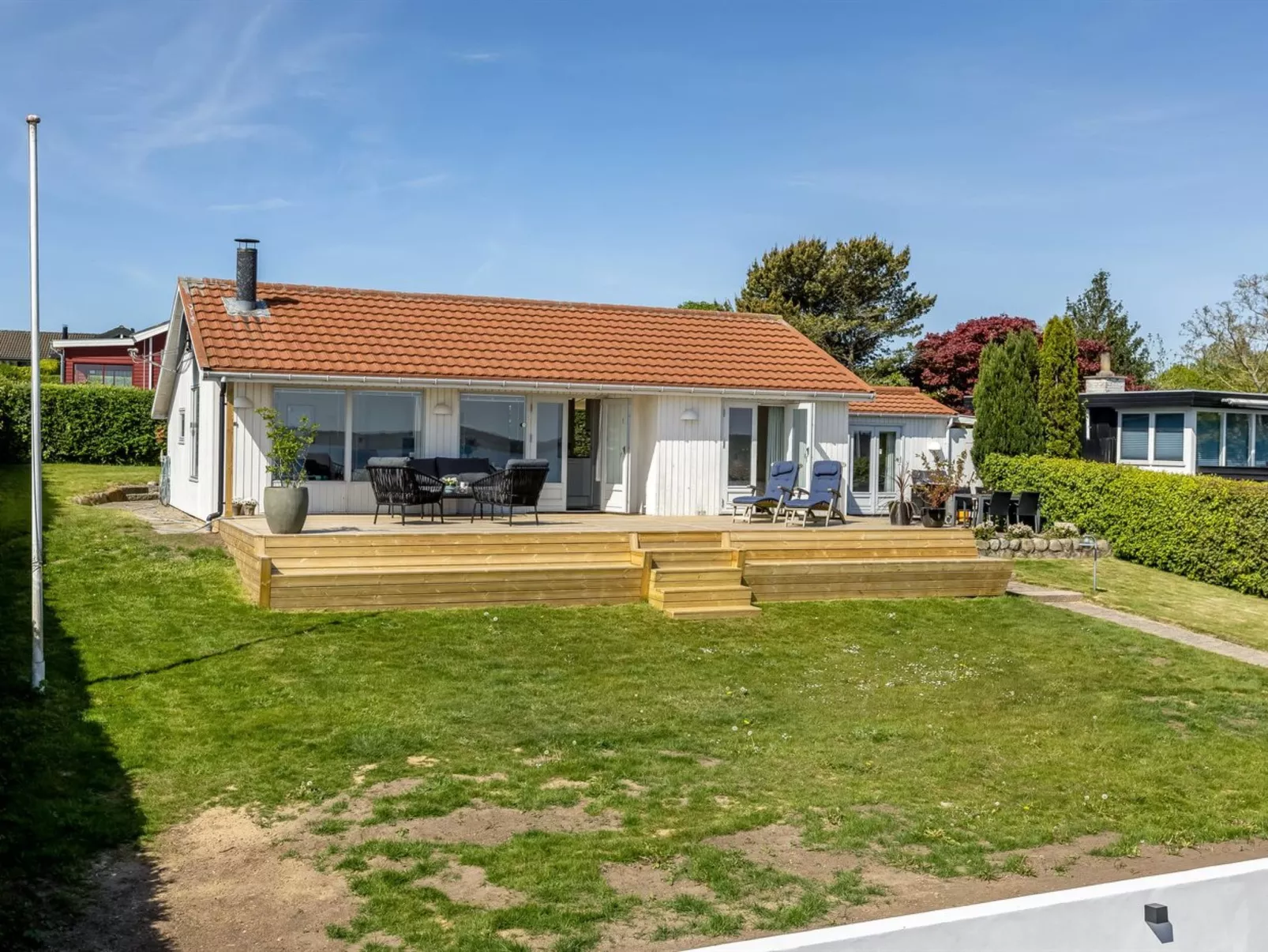 "Tobias" - 45m to the fjord-Draußen