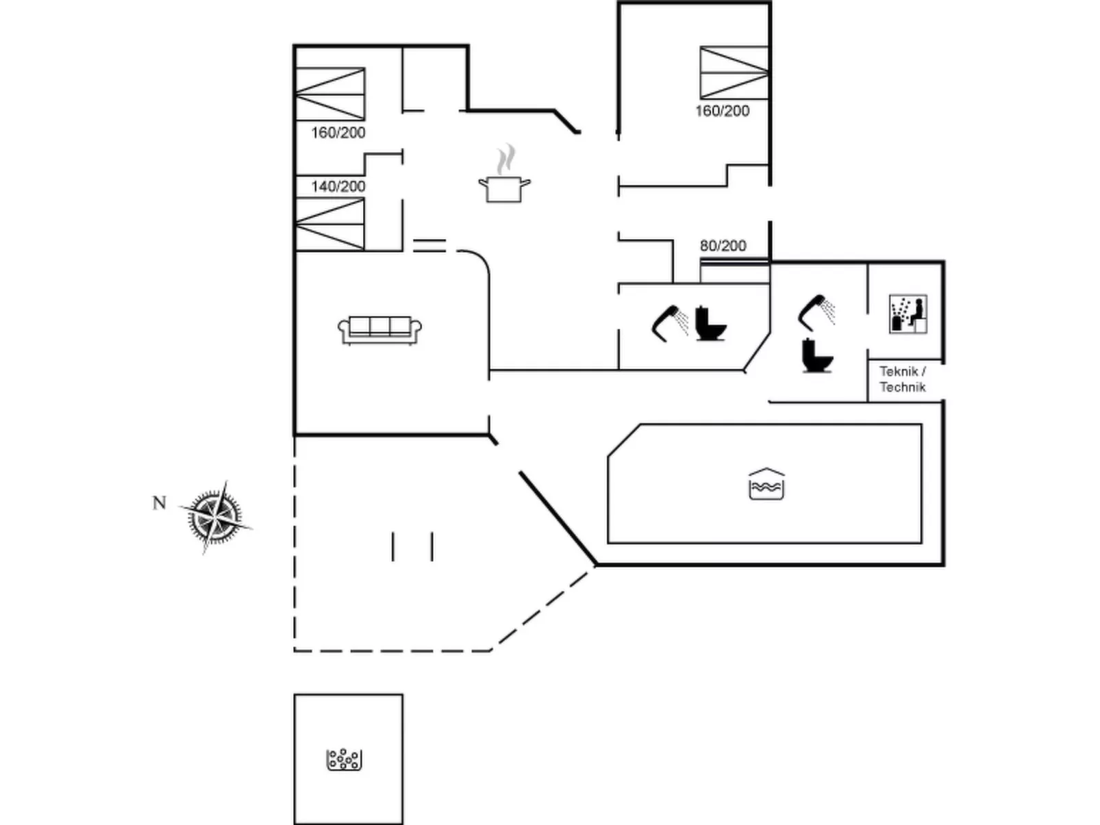 "Ellie" - 700m from the sea-Inside