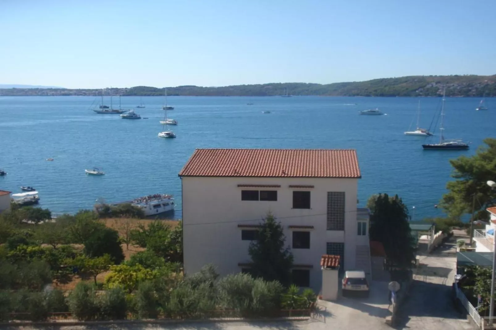 Apartment Libe with Sea View Trogir - Two Bedroom Apartment with Balcony-Outdoor