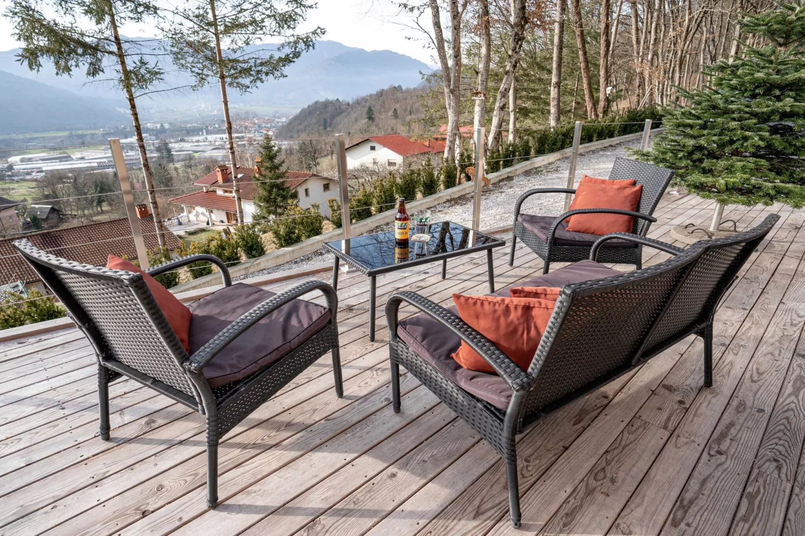 Peaceful Oasis in Nature Holiday Home with Terrace and Sauna - Three Bedroom Holiday Home with Terrace and Sauna-Terrace