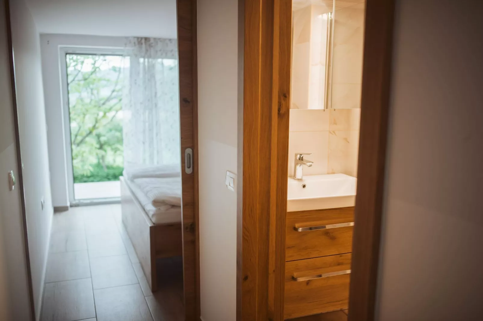 Cozy Holiday Home with Fireplace and Scenic Hills in Bistrica ob Sotli - Two Bedroom Holiday Home-Indoor