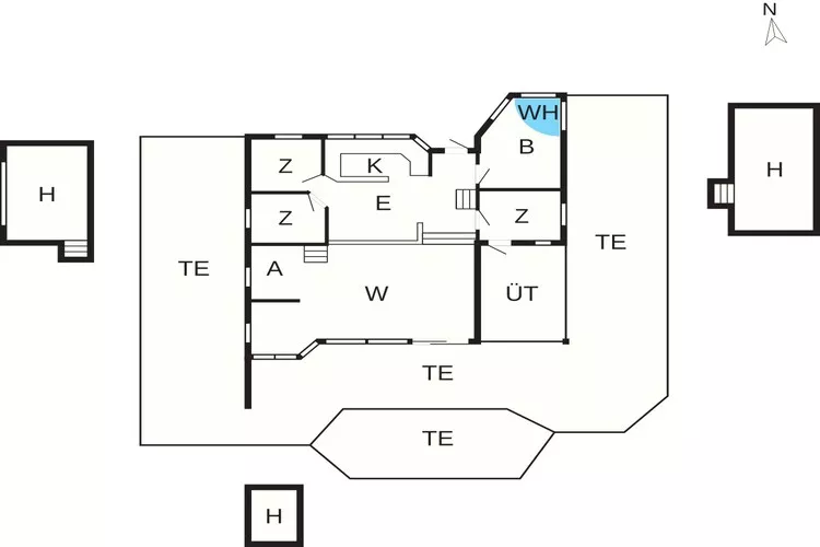 5 etoiles maison de vacances a Tikøb-Plan