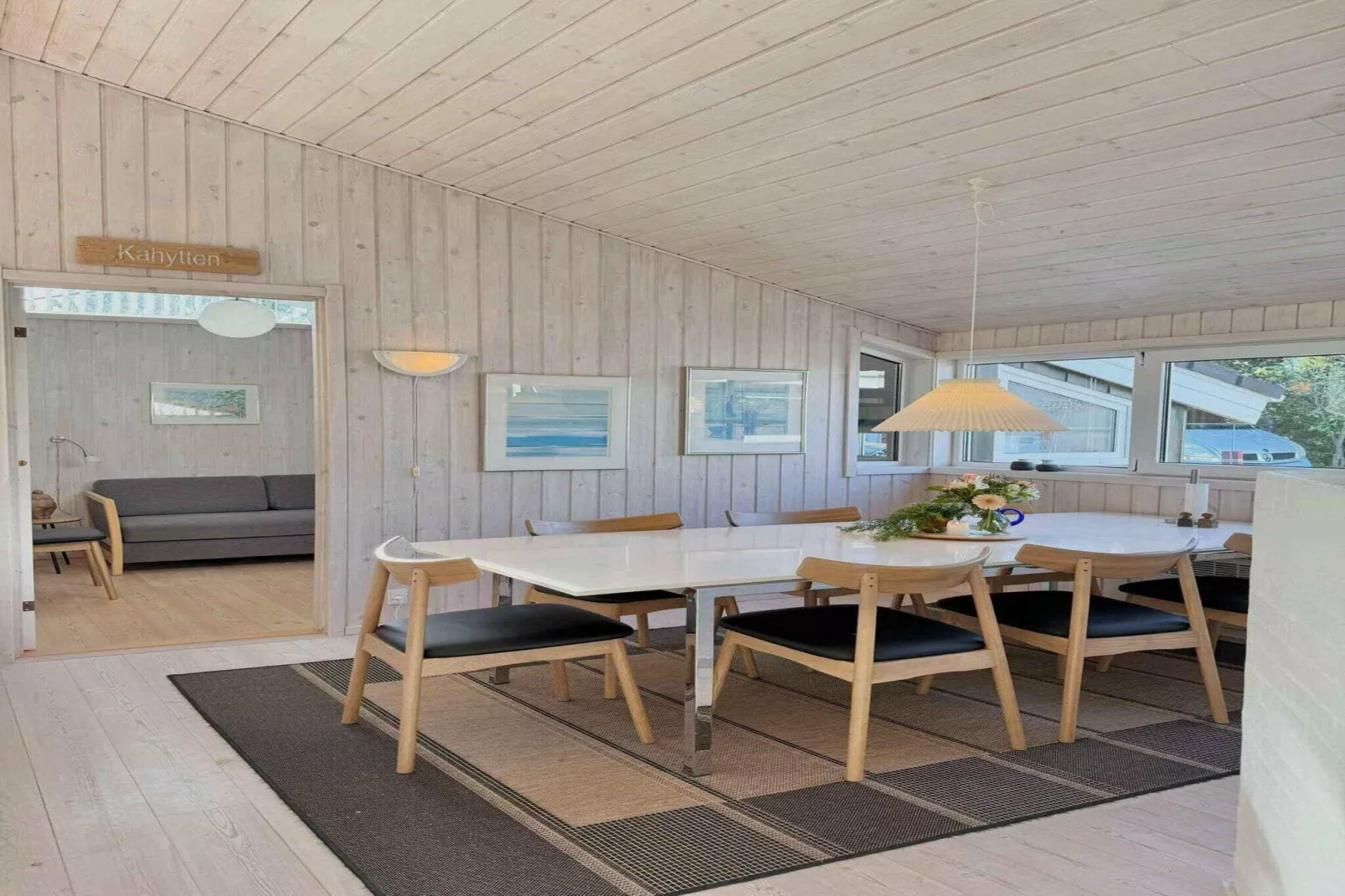 5 Sterne Ferienhaus in Sæby-Innenbereich