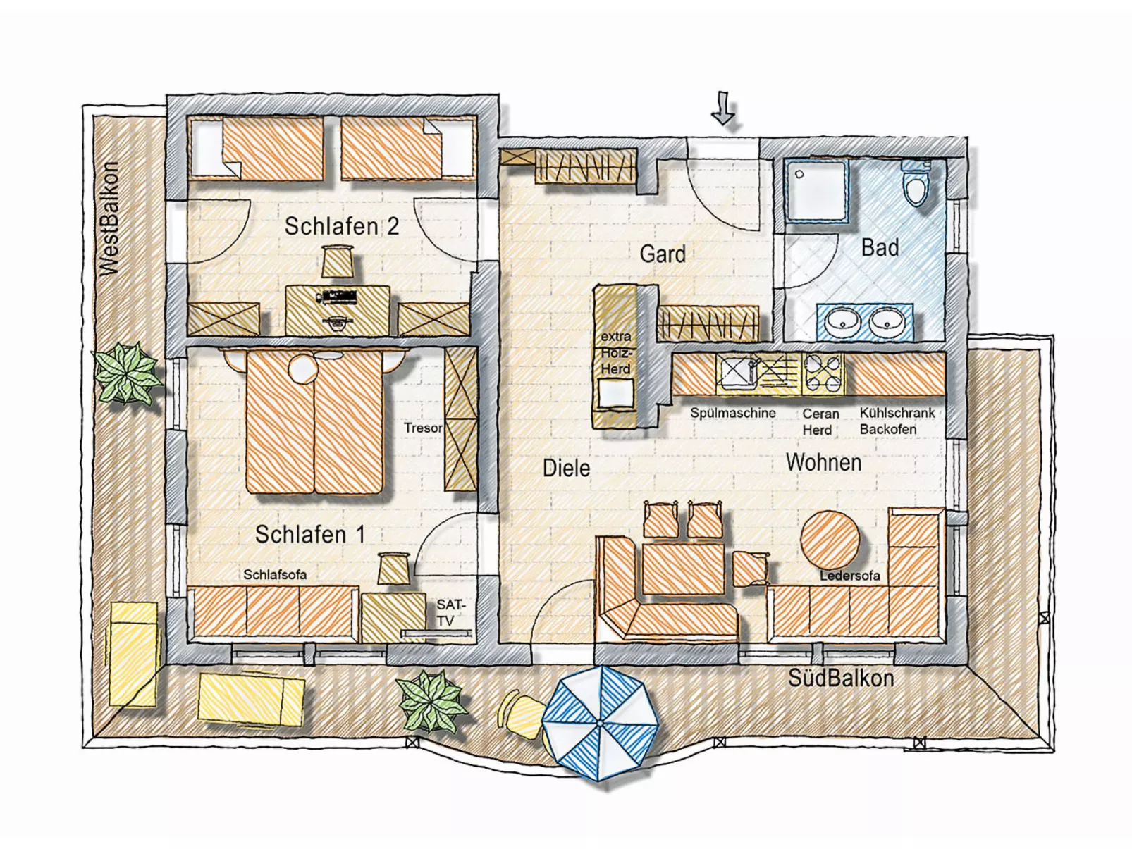 Almchalet Zillertal-Inside