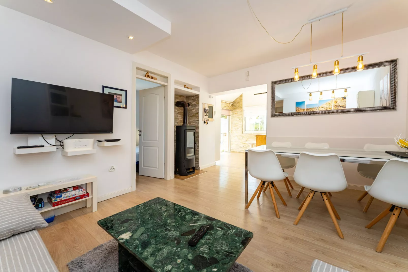 Villa Sucic with private pool-Esszimmer