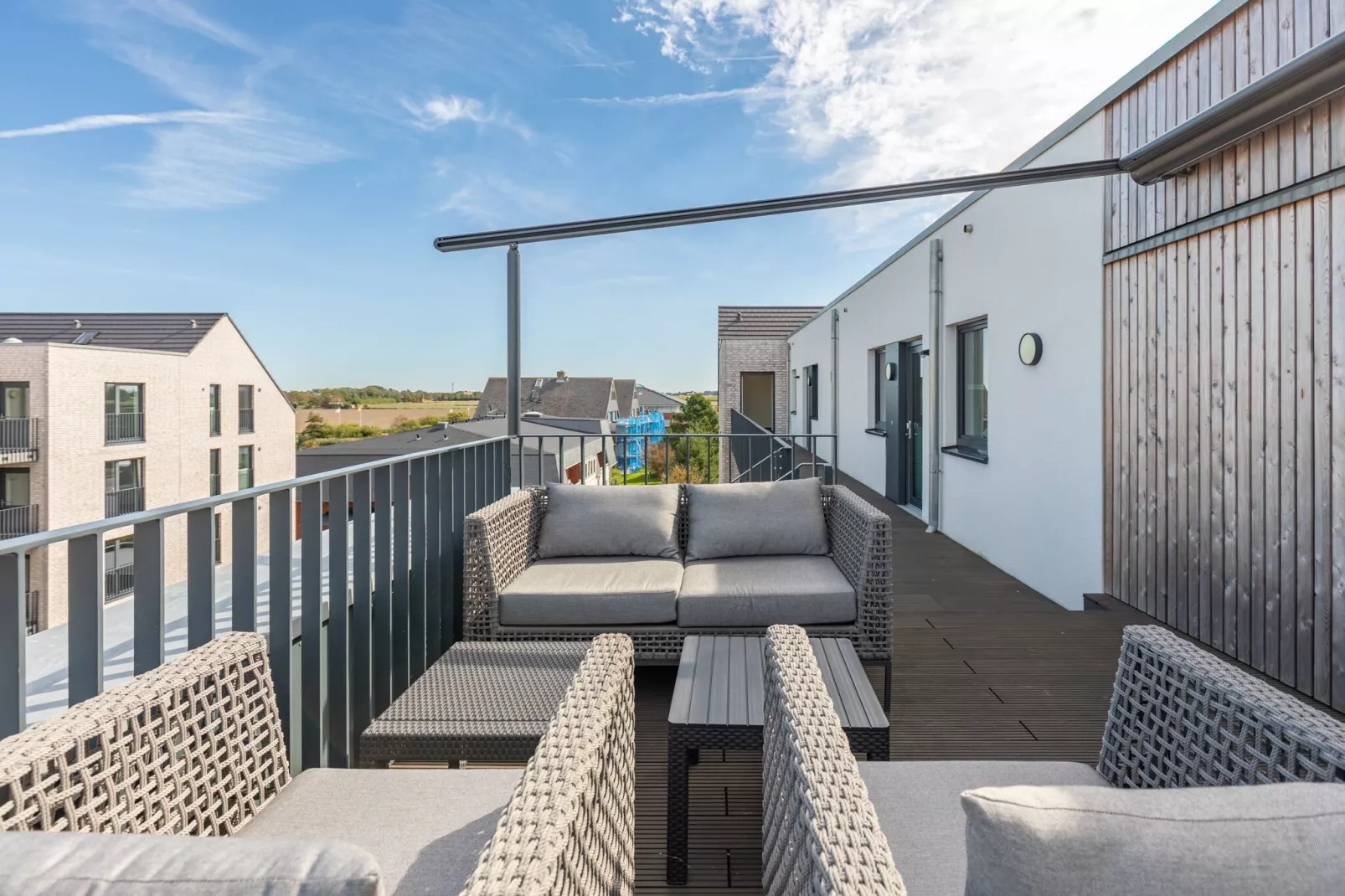 Penthouse de Luxe auf Nordstrand-Terrasse / balcon