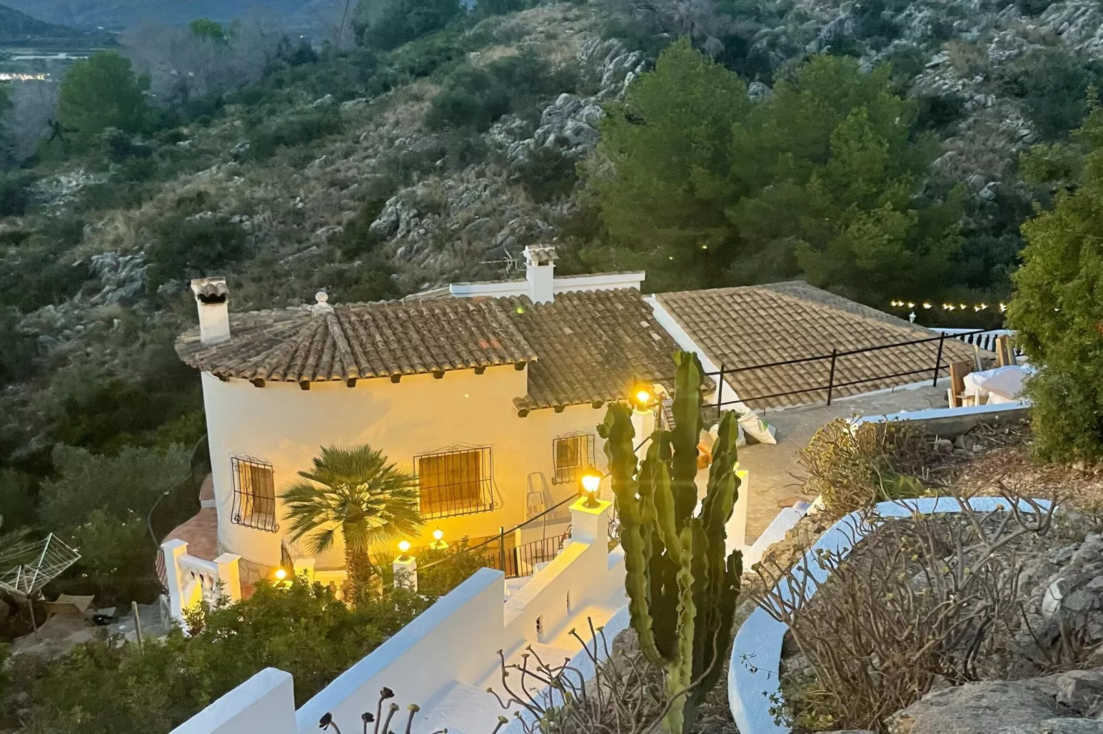 Villa Vista Pedreguer-Exterior in summer